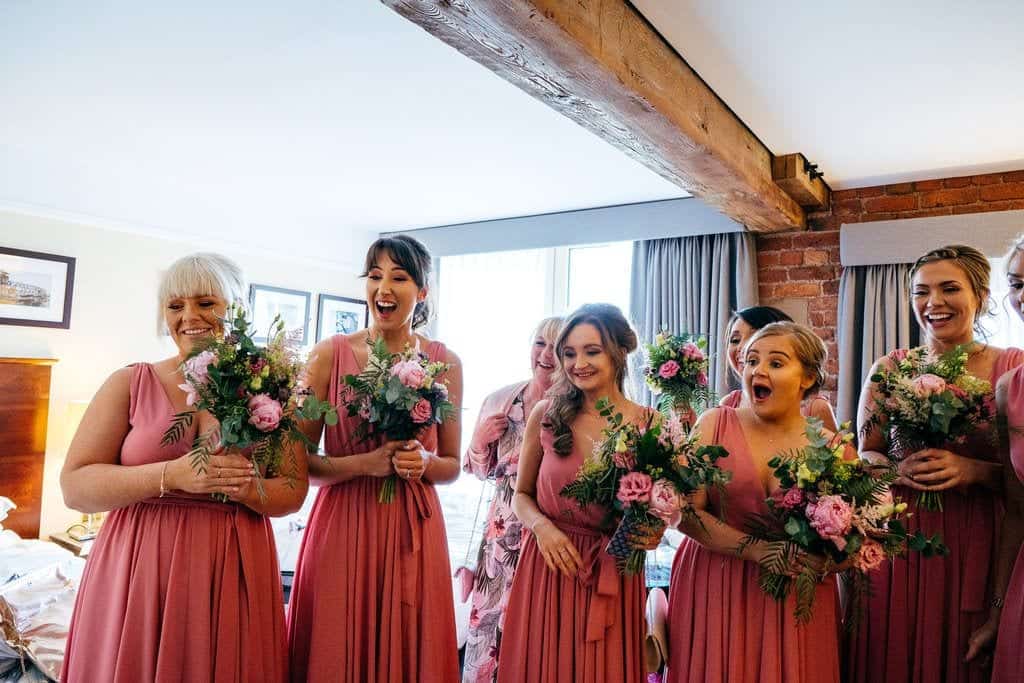 bridesmaids for the hope mill wedding