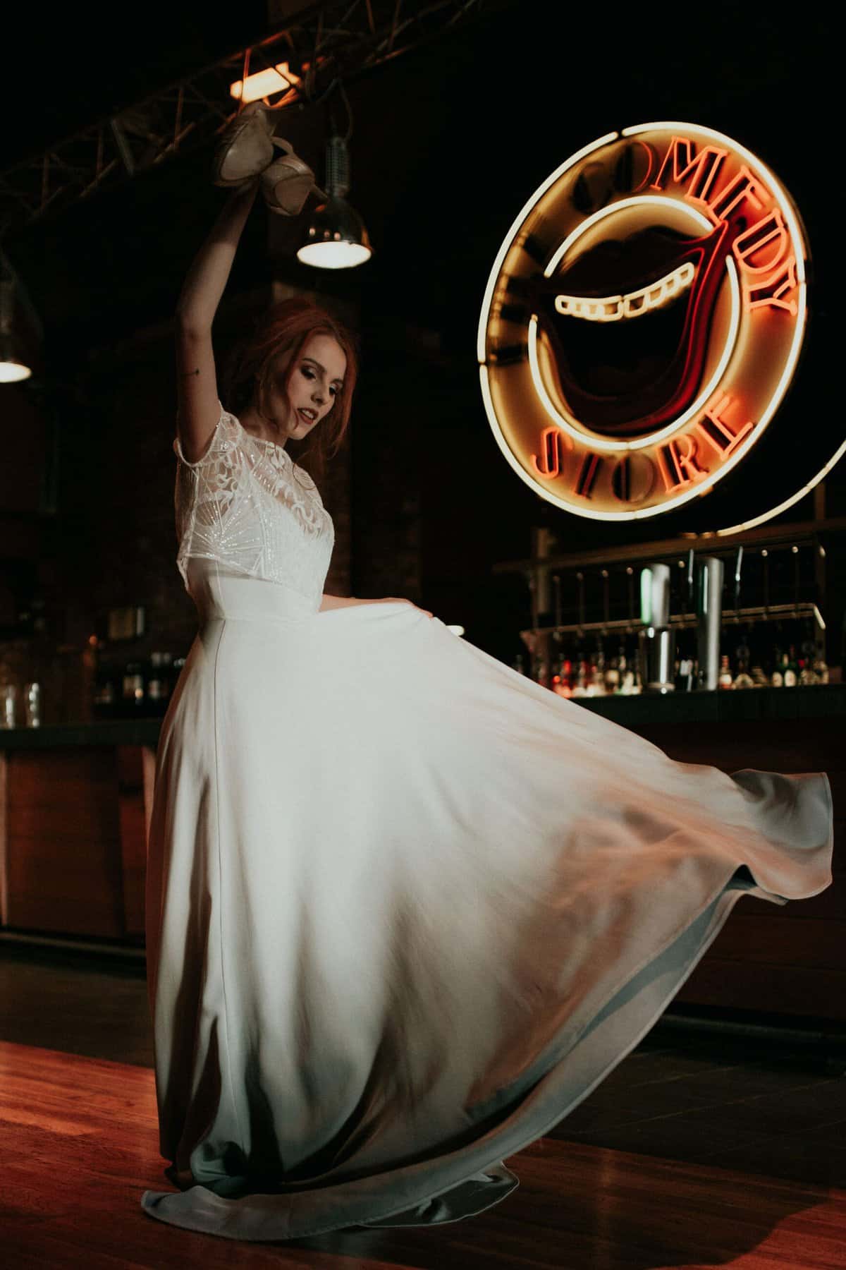 bride on the bar