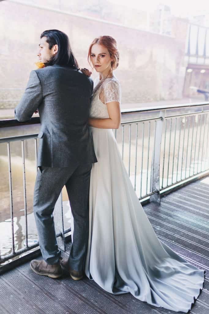 city wedding shoot