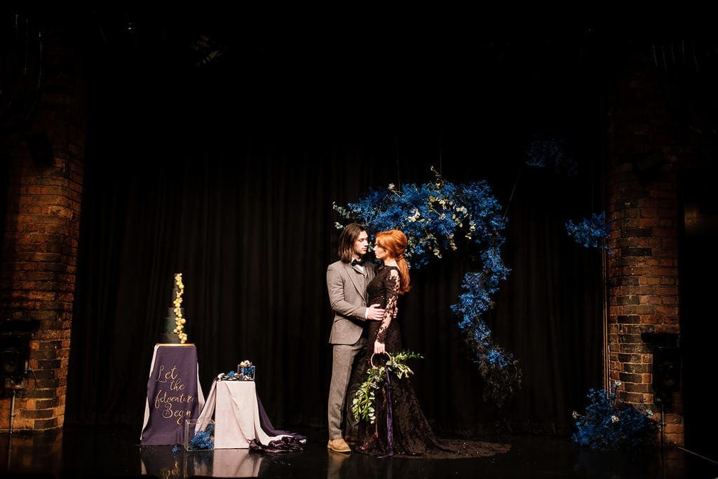 wedding ceremony on the stage