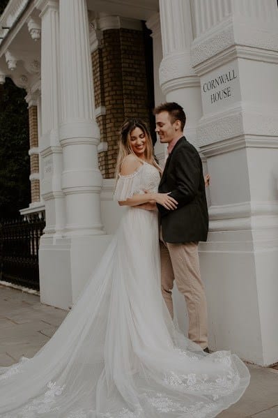 london street wedding