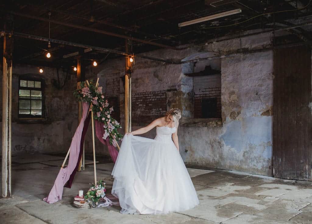 old warehouse wedding