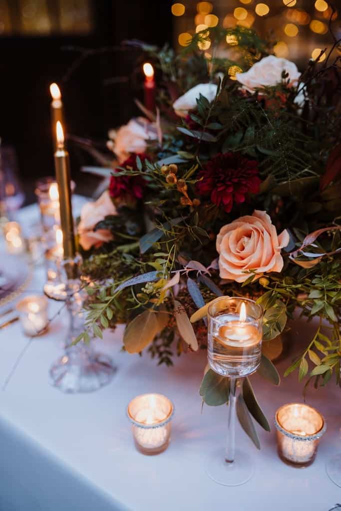 wedding table details