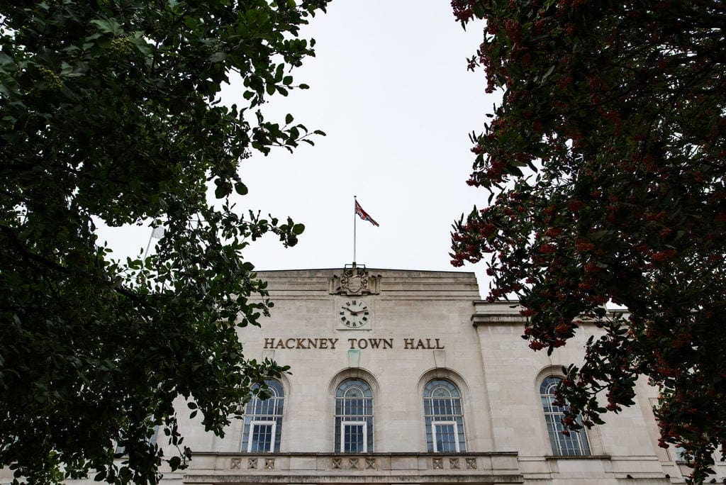 Hackney town hall wedding