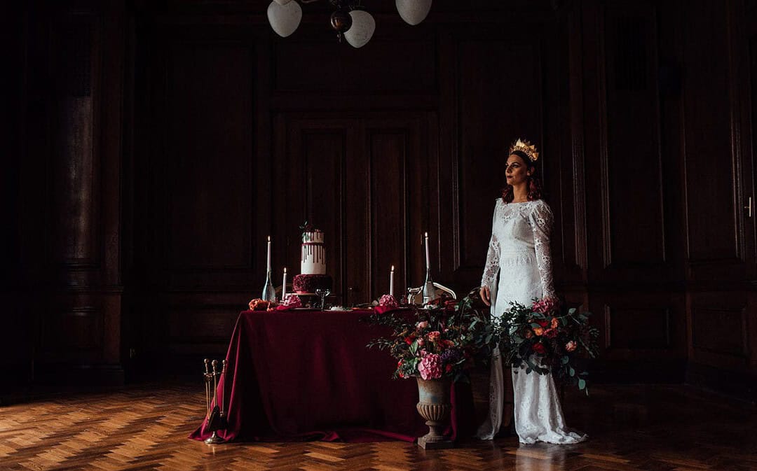 Styled shoot || Moody Wedding Inspiration