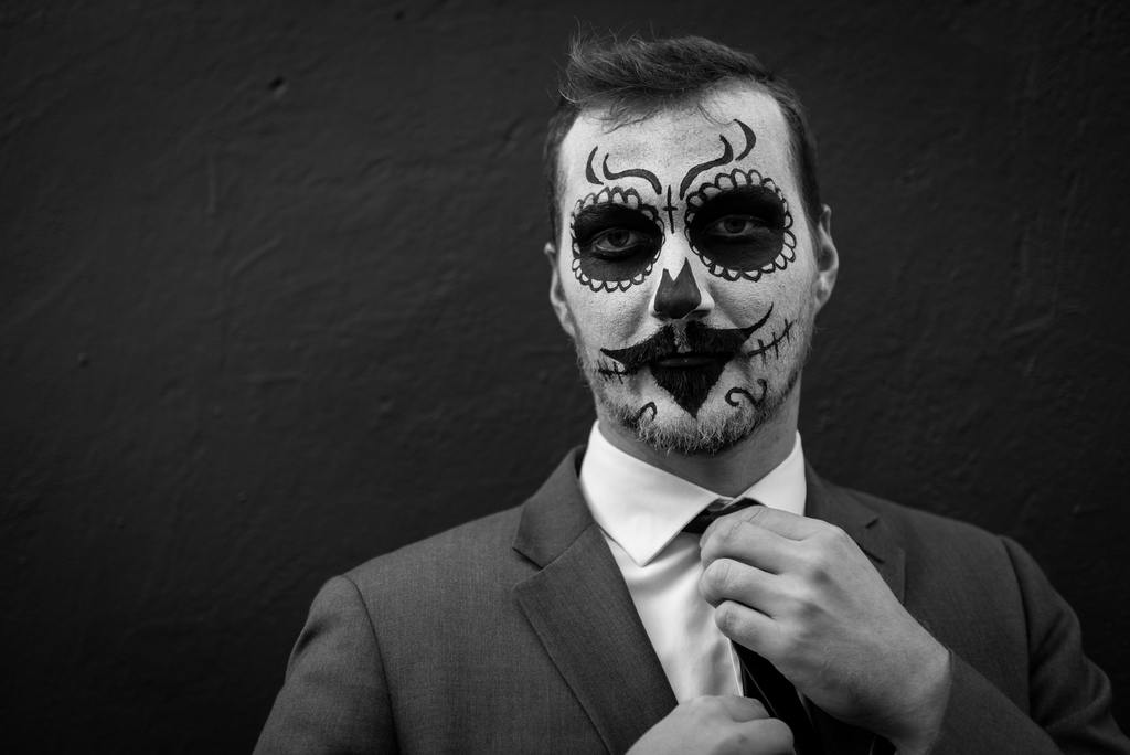 halloween make up groom