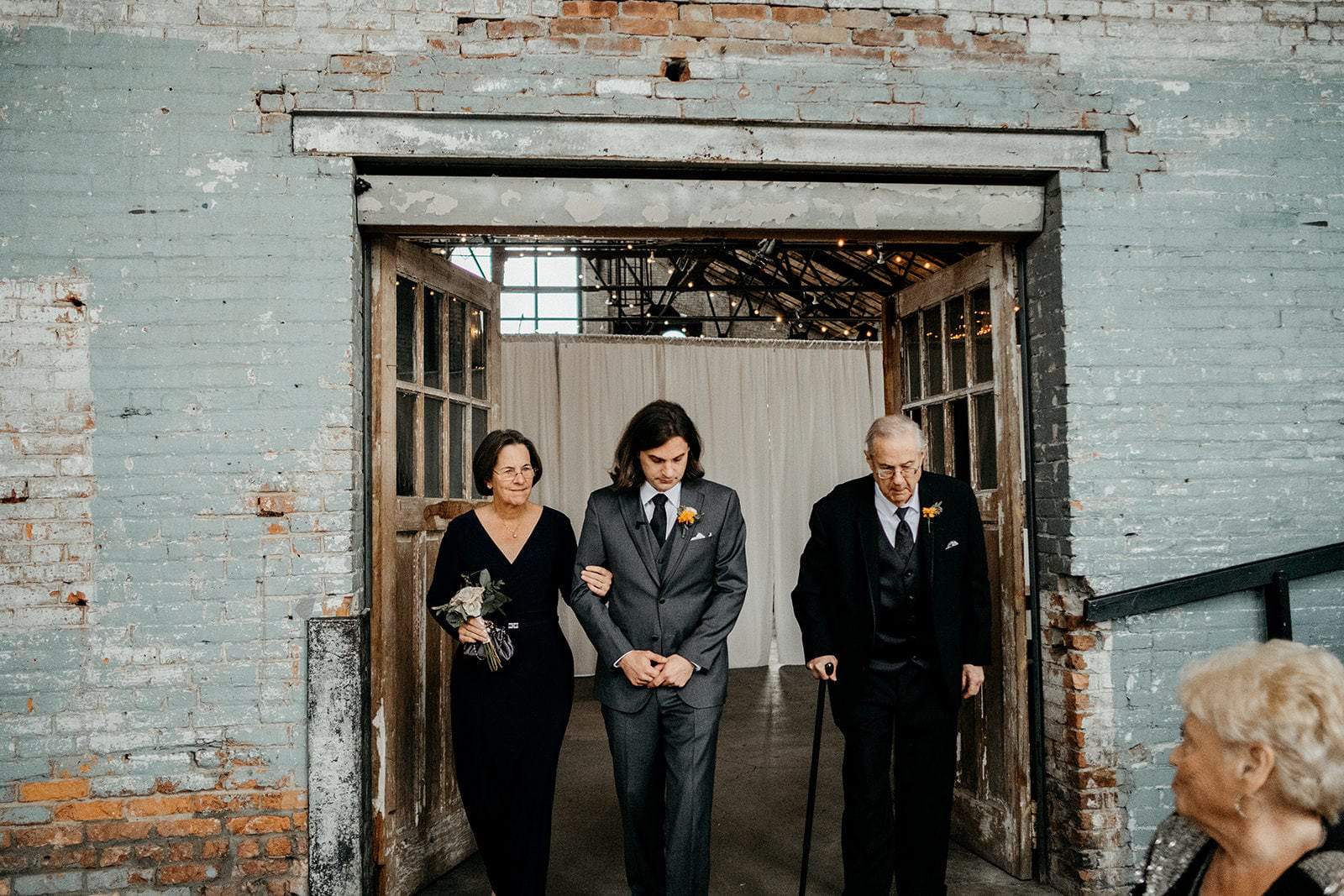 industrial wedding ceremony