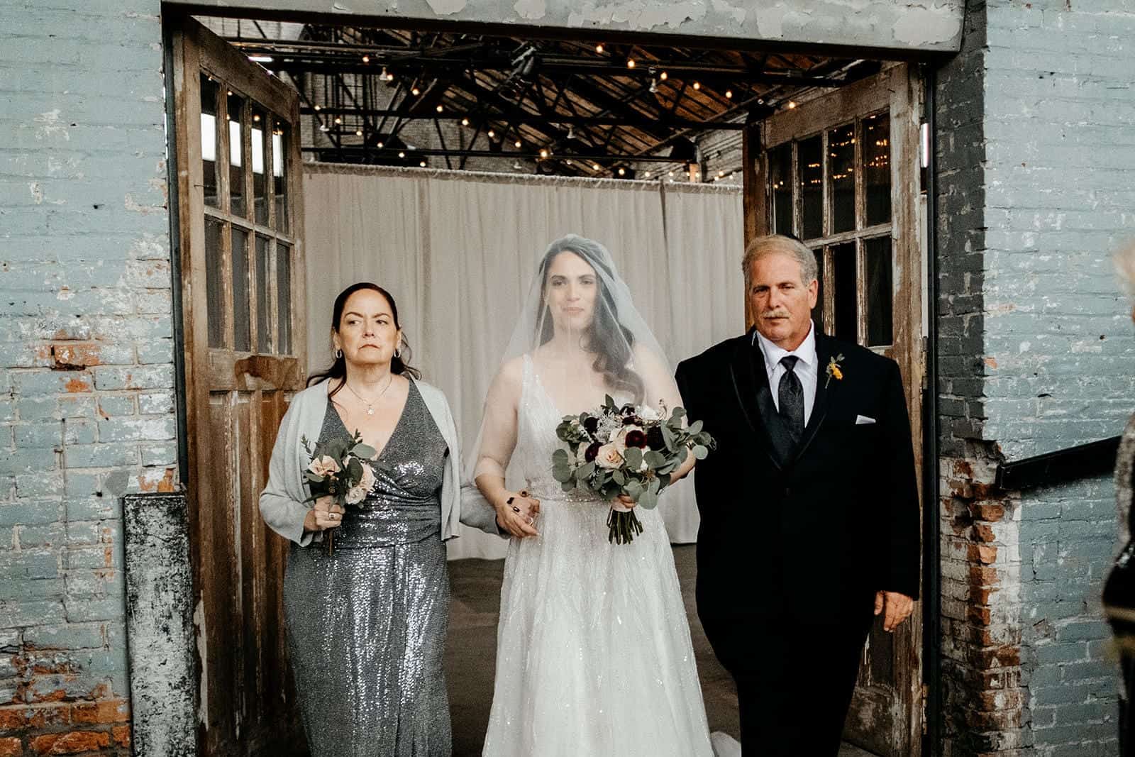 industrial wedding ceremony