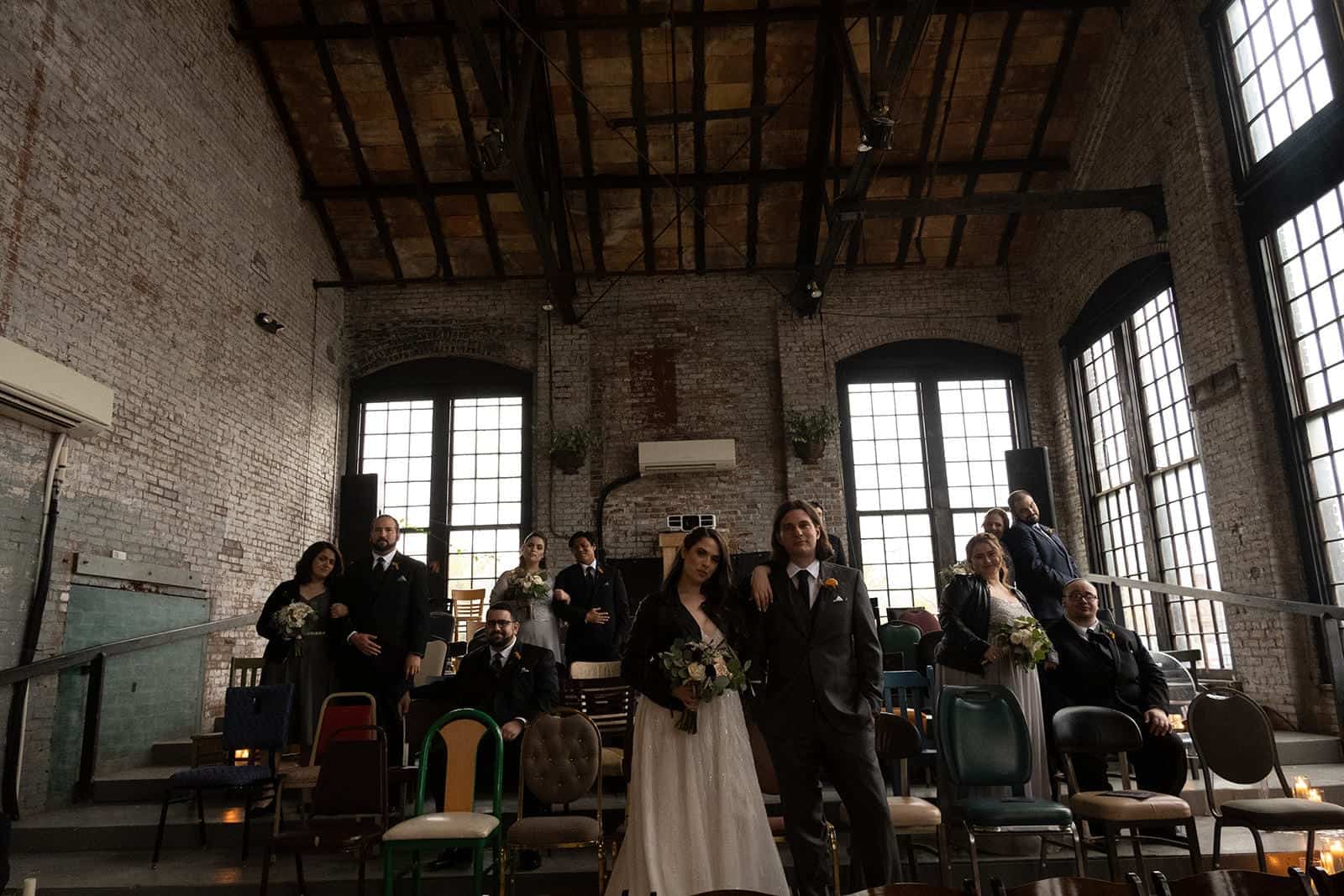 New York Industrial Wedding