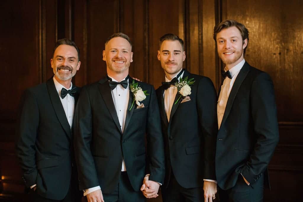 grooms and groomsmen