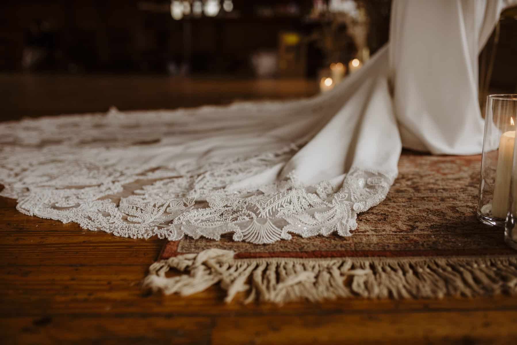 wedding dress detail