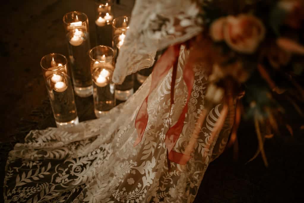 wedding dress details