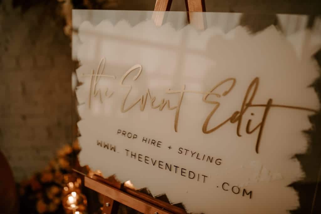 wedding signage