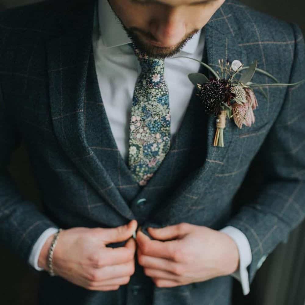 groom, close up of suit