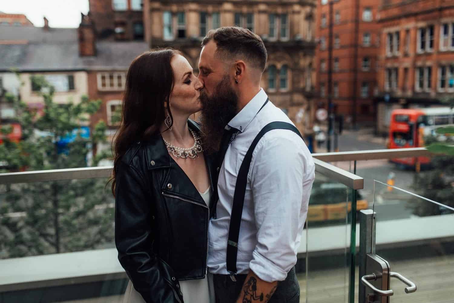 city elopement wedding