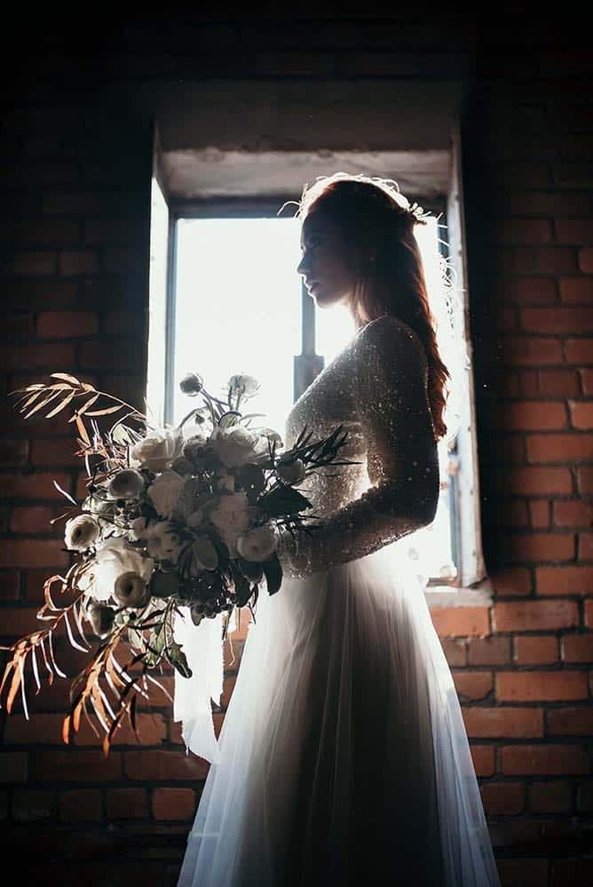 cotton bridal bouquet