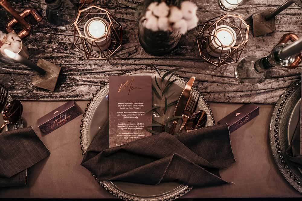 wedding place setting