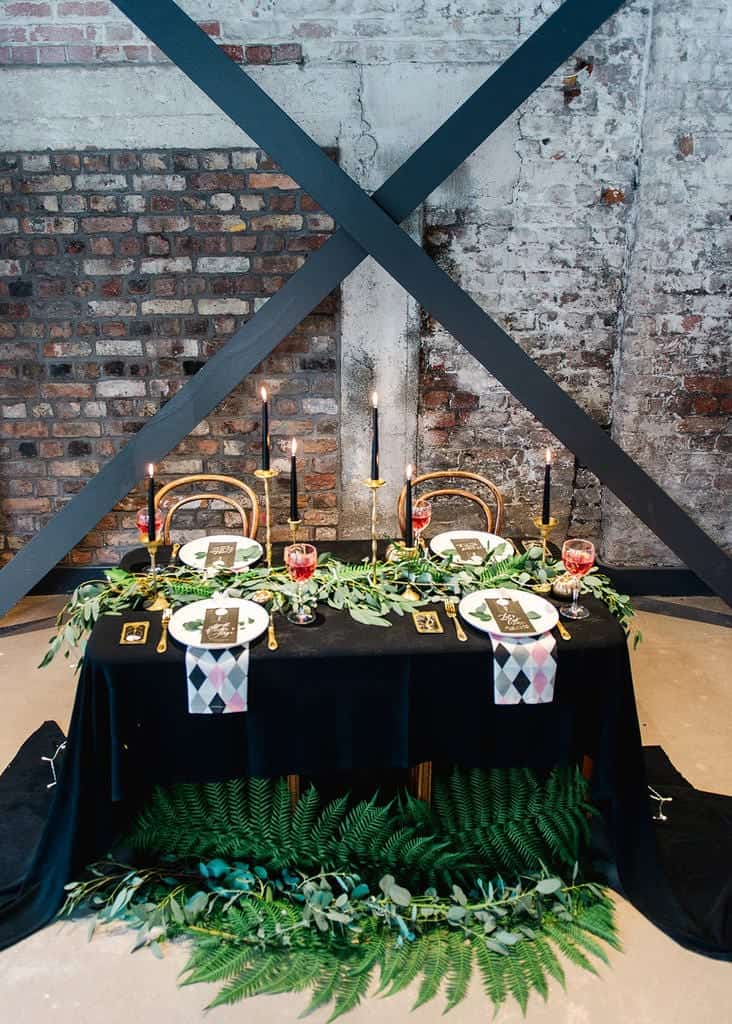 halloween wedding table