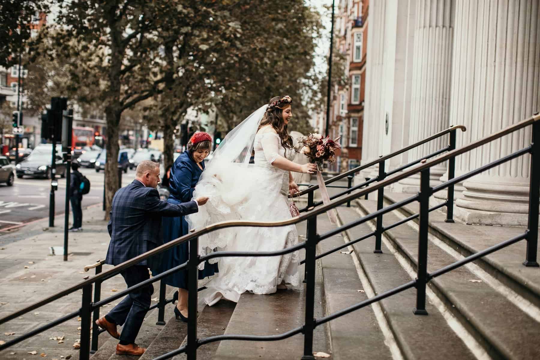 non traditional city wedding