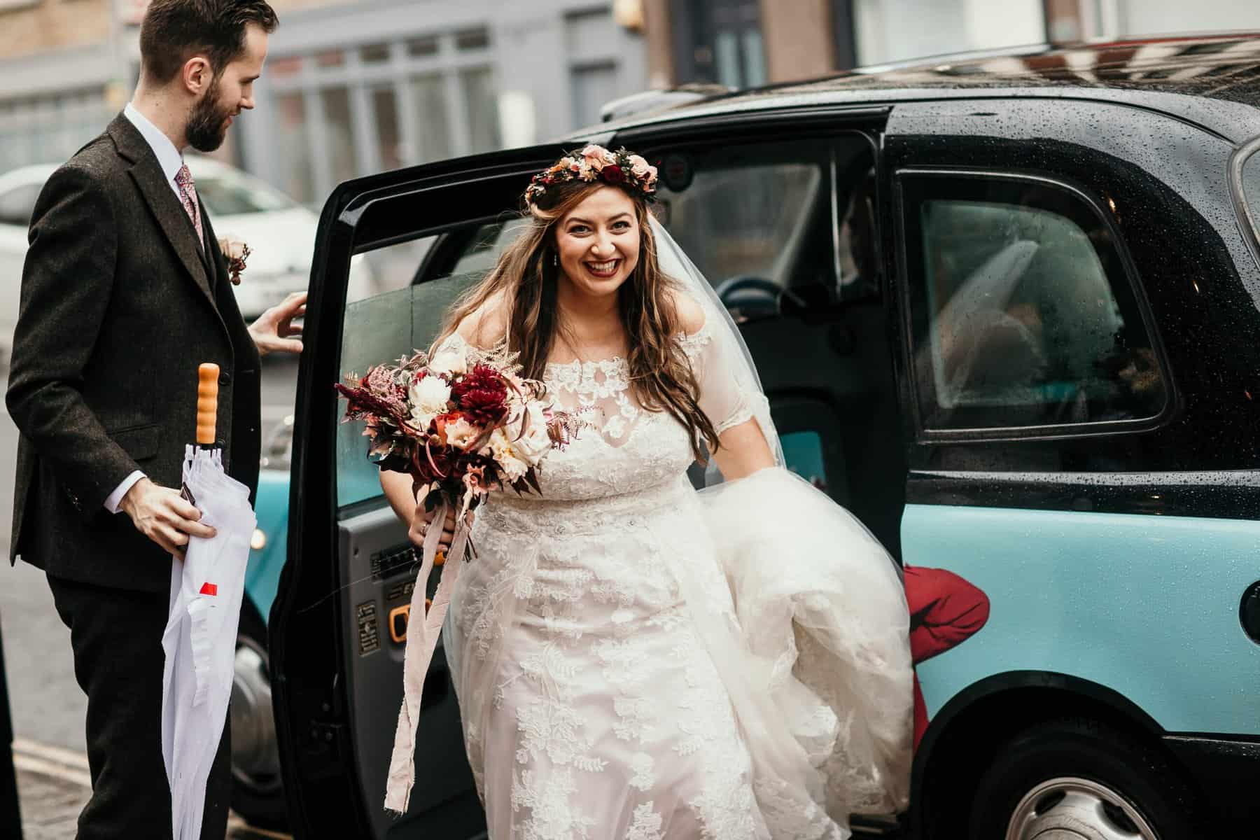 non traditional city wedding