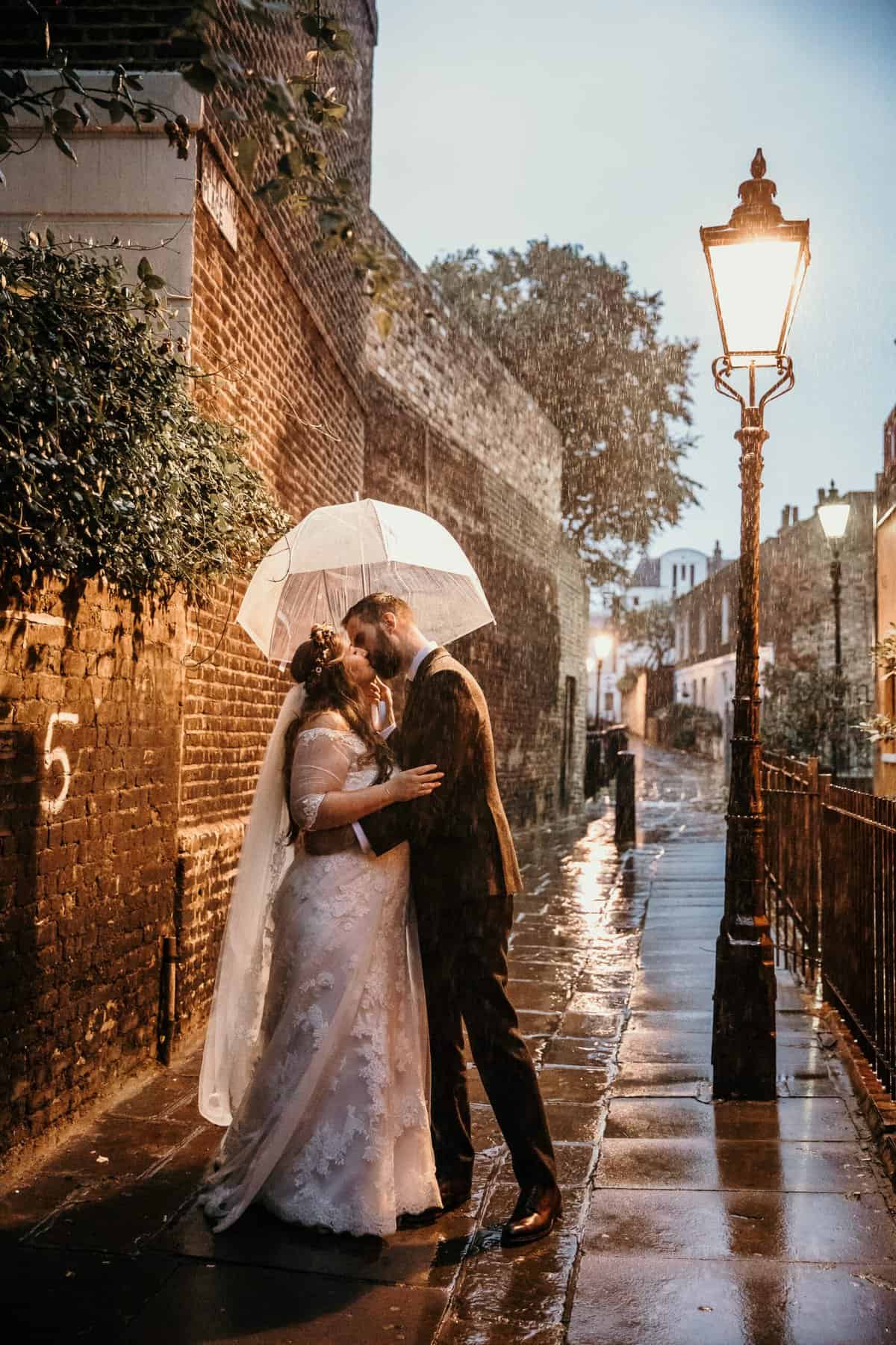 non traditional city wedding