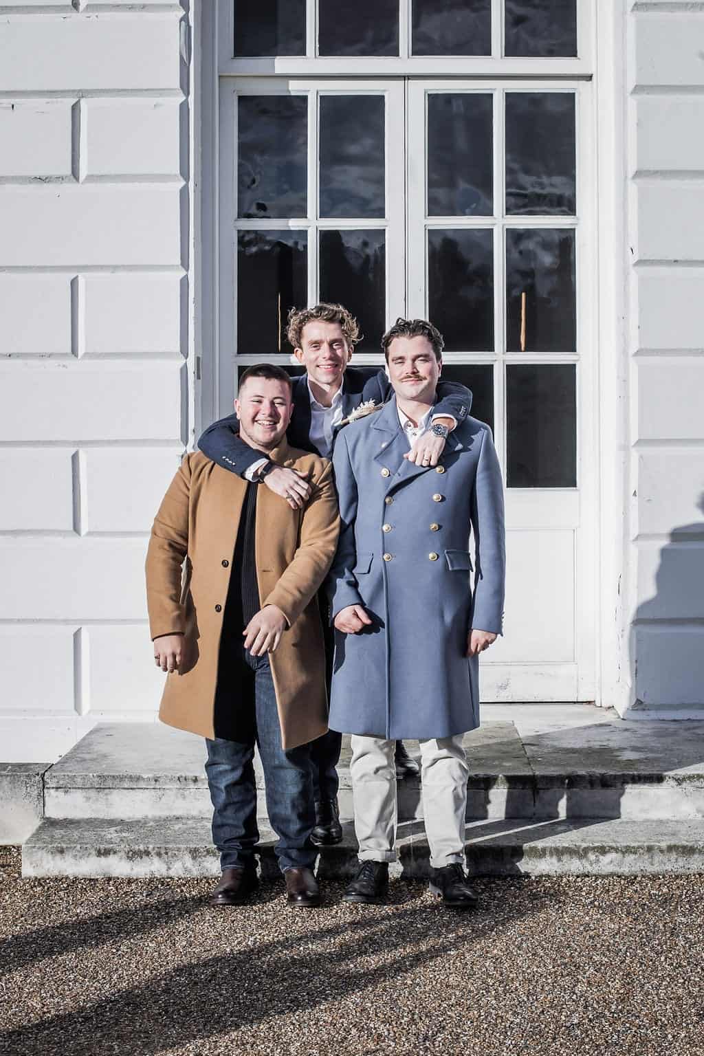 groom and guests