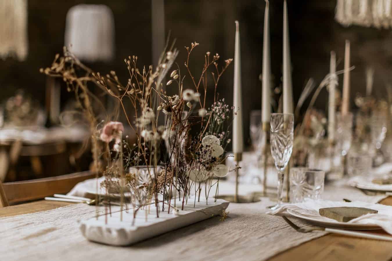 wedding table details