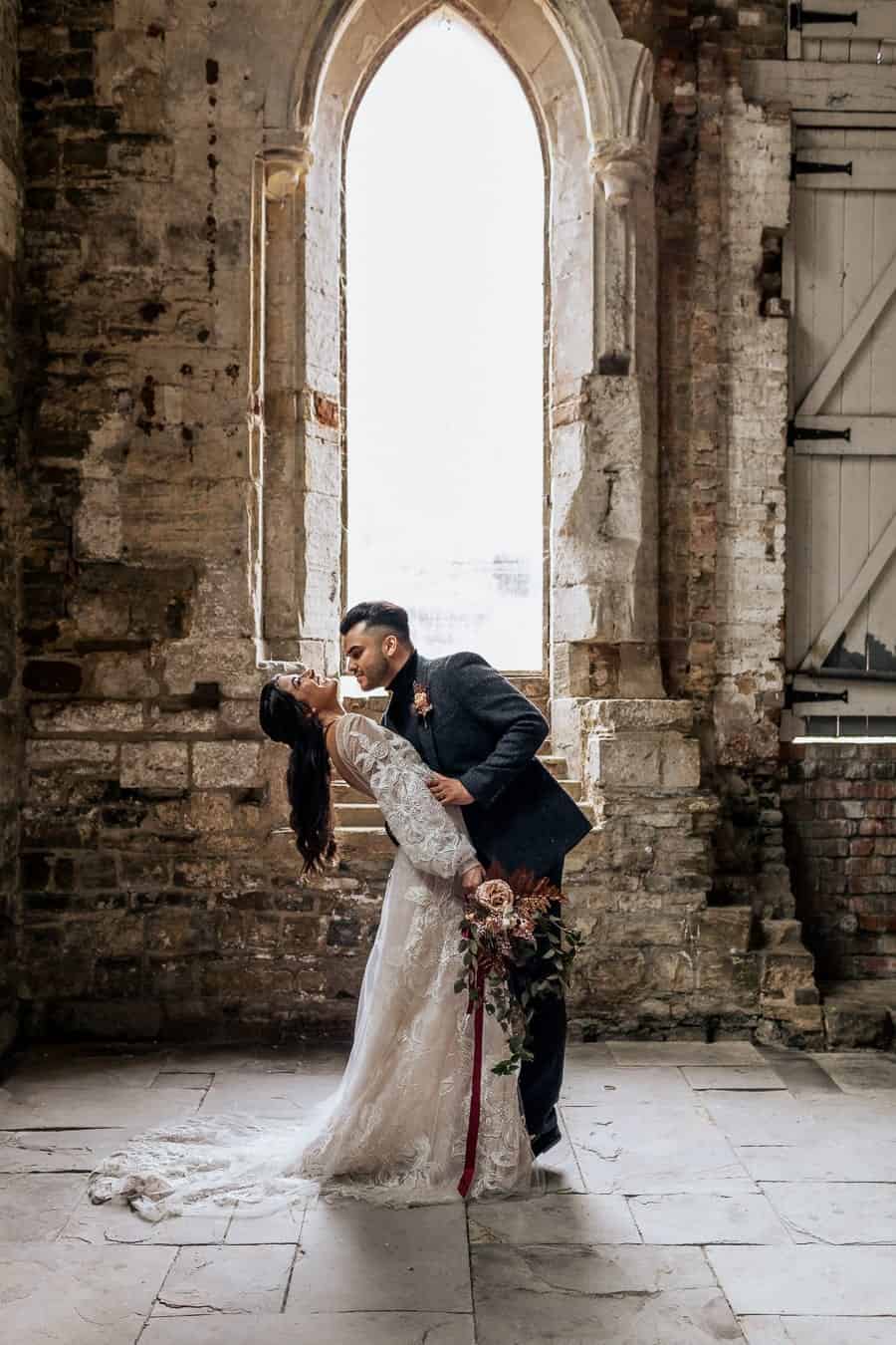 romantic wedding couple 