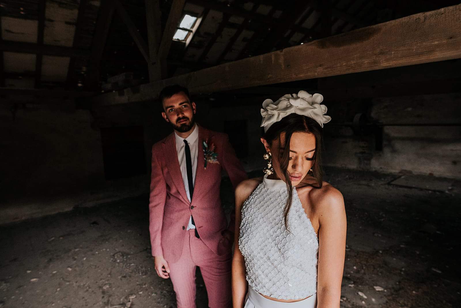 industrial wedding barn