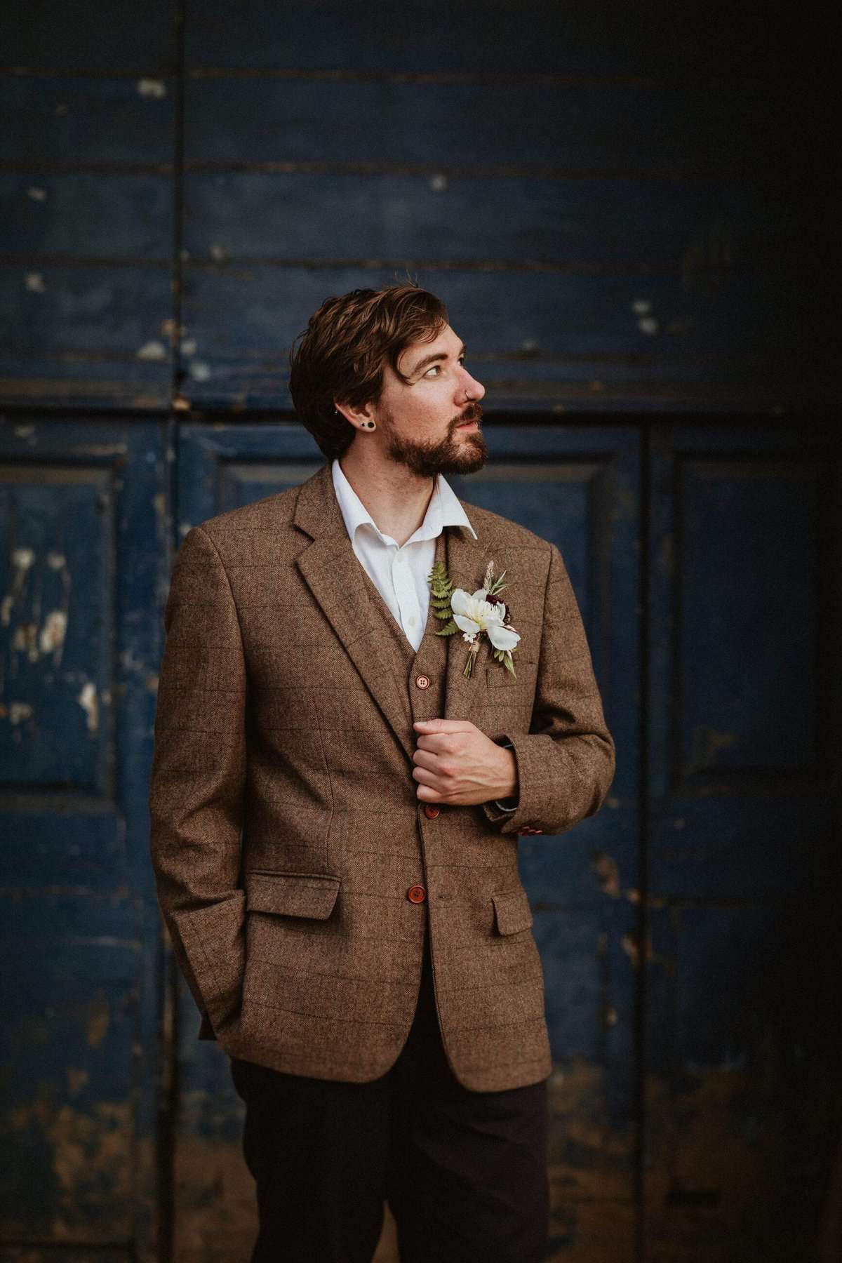 boho groom