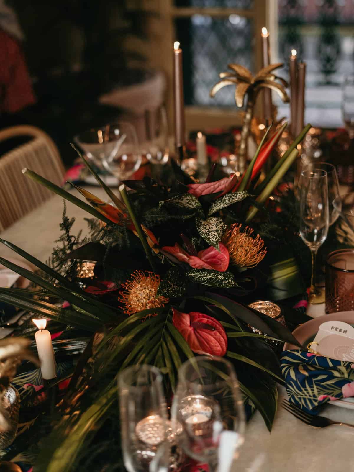 wedding table details