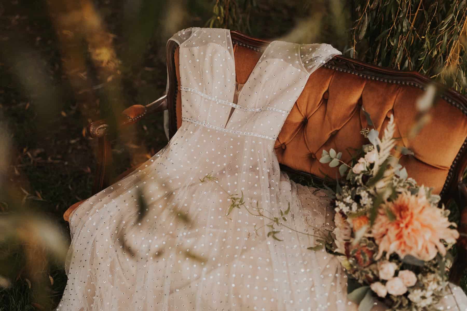 wedding dress details