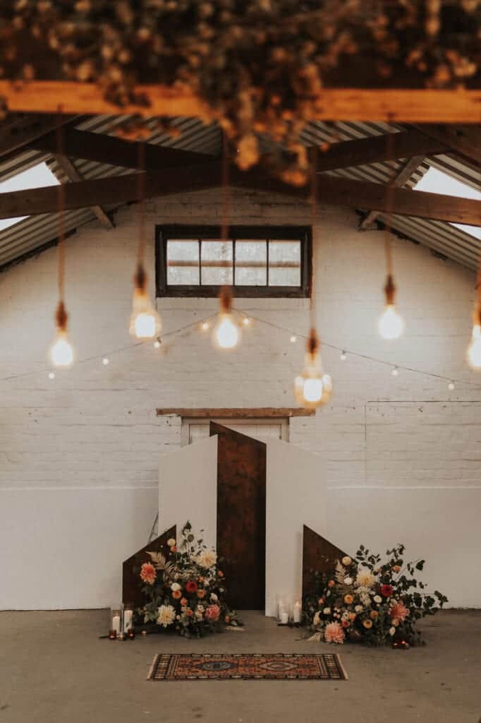 industrial wedding barn