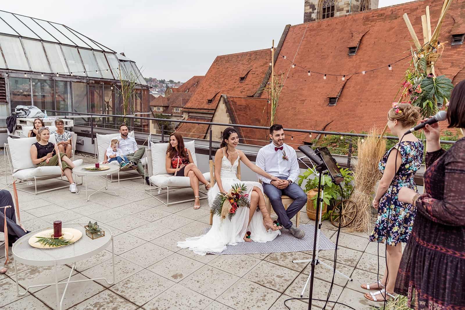 ceremony on the rooftop stuttgart