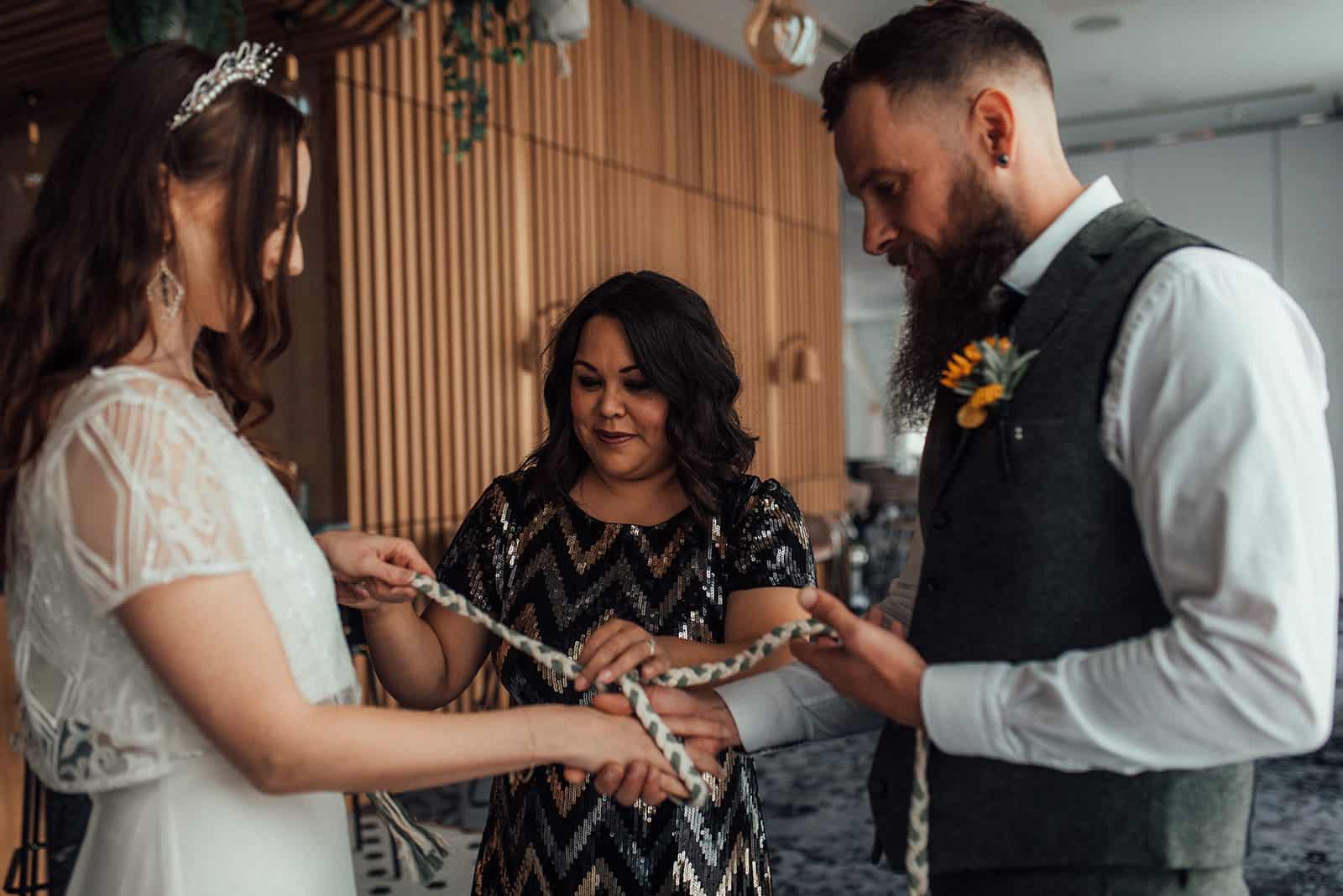 tying the knot ceremony - non traditional wedding ceremony