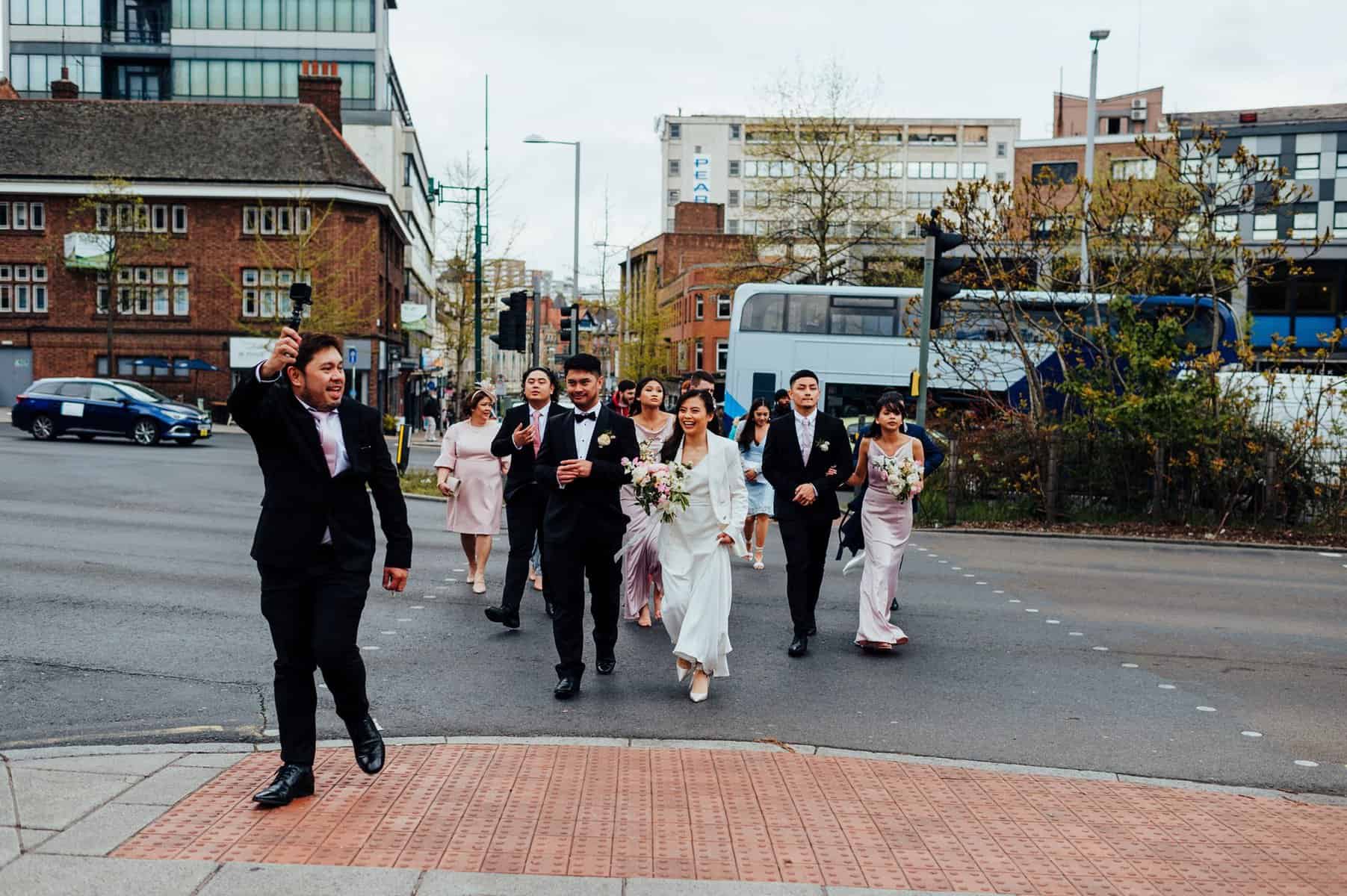 nottingham city centre wedding photos