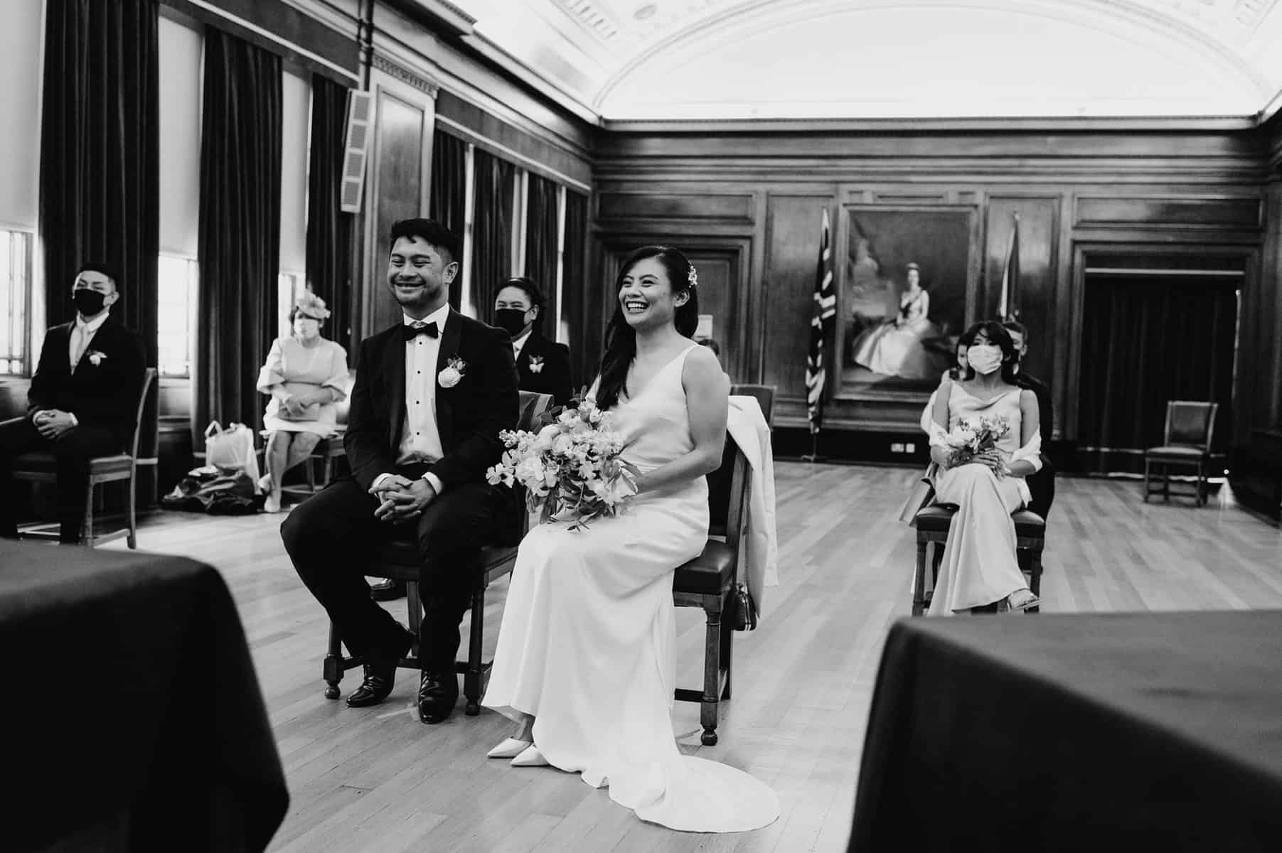 image of the wedding ceremony - the council house