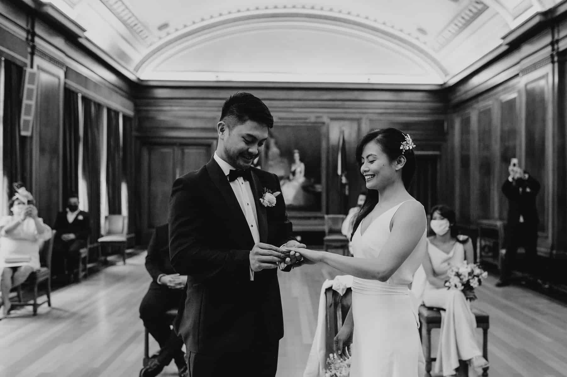 image of the wedding ceremony - the council house