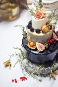 alternative wedding cake made from cheese