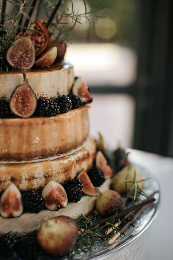 cheesecake wedding cake