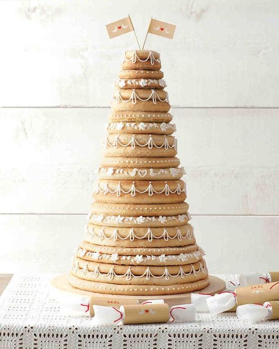 Kransekake wedding cake