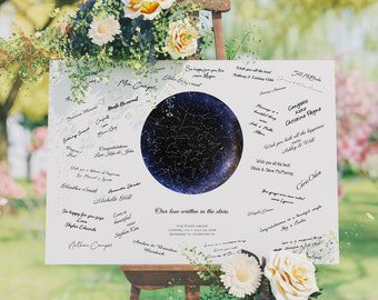 star map guest book 