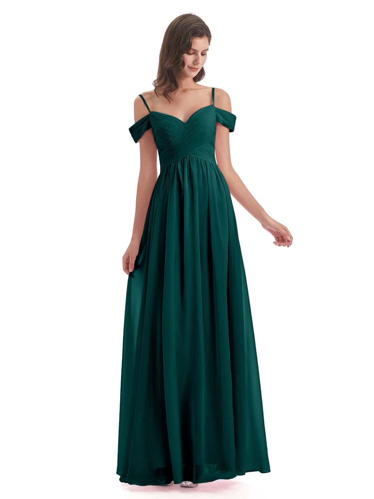 green bridemaid dress