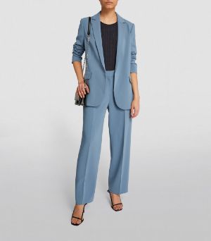 blue pantsuit for mother of groom or bride