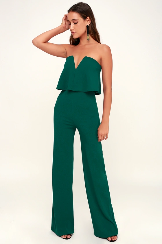 EMERALD GREEN JUMPSUIT