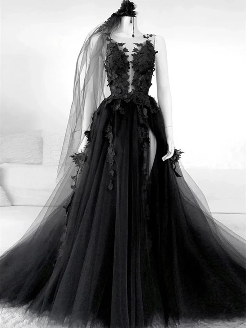 gothic wedding dress