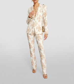 floral pantsuit for mother of the bride