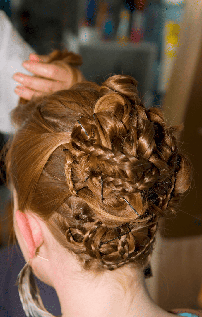 braided pagan hairstyle 