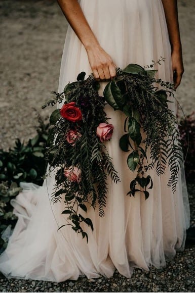 unique gothic bouquet