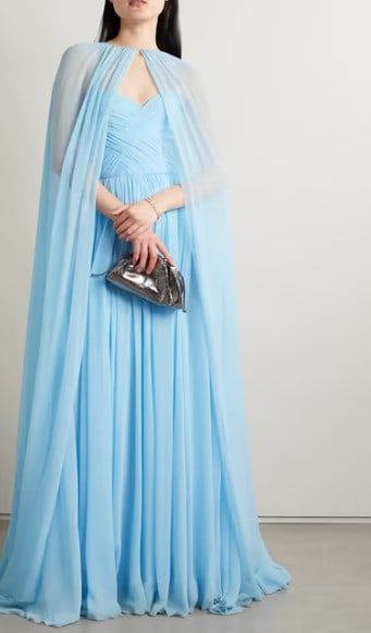 sky blue motb dress with cape